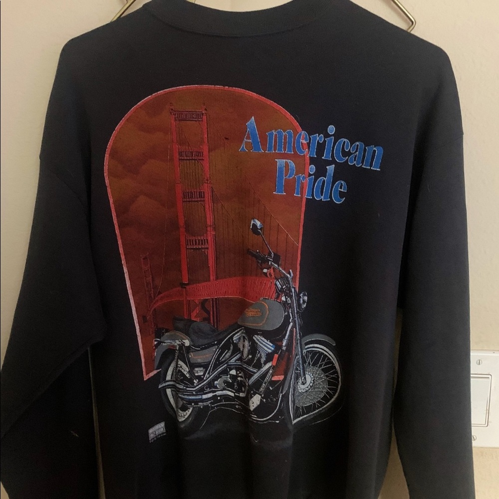 Vintage Harley Davidson pullover